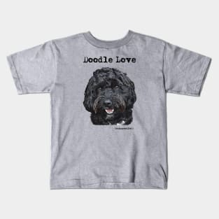 Doodle Dog Love Kids T-Shirt